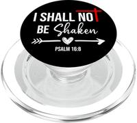 Lord I Shall Not Be Shaken Bible Verse Psalm 16:8 Christian PopSockets PopGrip pour MagSafe