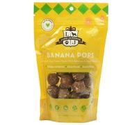 Lord Jameson Banana Pops - Friandises pour chien certifiées biologiques douces et moelleuses - Graines de chia riches en vitamines et riches en nutriments - À base de plantes, sans gluten, sans