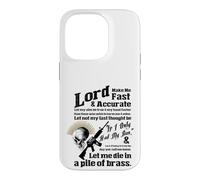 Lord Make ME Fast & PRECITE - Let me Die in a Pile de Laiton Coque pour iPhone 14 Pro