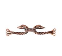 Lord of Battles Broche médiévale pour cape (fabriquée en bronze) | Broche celtique Viking en forme de dragon pour cape, écharpe, châle | Fermoir de cape fait à la main en bronze coulé à la cire perdue