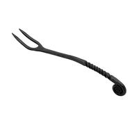 Lord of Battles Fourchette médiévale en fer de 25,4 cm de long - Couverts médiévaux et fourchette de style taverne viking pour les loisirs, le camping, la salle à manger, les fêtes