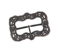 Lord of Battles Grandes boucles médiévales en laiton de pirate - Idéales pour les événements médiévaux, les fêtes de Ren, Halloween et le cosplay, antique, défaut