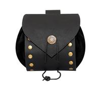 Lord of Battles Medieval Bag Genuine Leather Bag Renaissance Belt Pouch/Waist Bag for Viking Belt Coin Bag Pouch Bag for LARP Fantasy Events, Ren Faire, Halloween