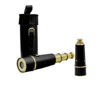 Lord of Battles Télescope pirate extensible en laiton avec support en cuir et boucle en laiton | LARP Cosplay