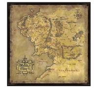Lord Of Le Rings Middle Earth Map Puzzle 1000 Pcs Noble Collections