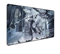 Lord of Mysteries Grand tapis de souris de jeu XXL XL, 90 x 40 x 0,3 cm, bords cousus, précision et vitesse améliorées, convient pour PC et ordinateur portable