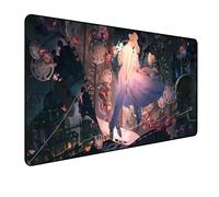 Lord of Mysteries Grand tapis de souris de jeu XXL XL, 90 x 40 x 0,3 cm, bords cousus, précision et vitesse améliorées, convient pour PC et ordinateur portable