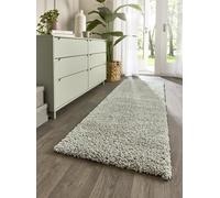 Lord of Rugs Tapis à poils longs de luxe pour salon, en peluche confortable, de haute qualité, 5,5 cm, épais, doux et moelleux pour chambre à coucher, vert eucalyptus, 67 x 200 cm
