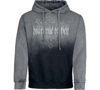Lord Of The Lost to Hell Homme Sweat-Shirt à Capuche Gris foncé/Gris Clair M
