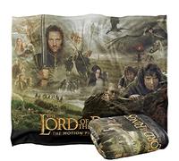LOGOVISION Le Seigneur des Anneaux Couverture Toucher Soyeux Super Doux 152 x 127 cm