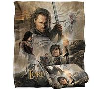 LORD OF THE RINGS - Plaid Ultra Doux au Toucher, Le Seigneur des Anneaux, 152 x 127 cm