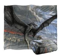 LORD OF THE RINGS - Plaid Ultra Doux au Toucher Soyeux du Seigneur des Anneaux, 152 x 127 cm
