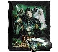 LORD OF THE RINGS - Plaid Ultra Doux au Toucher Soyeux du Seigneur des Anneaux, 152 x 127 cm