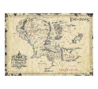 GB Eye – Poster parchemin Le Seigneur des Anneaux – La Terre du Milieu