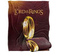 LORD OF THE RINGS The One Ring Plaid Ultra Doux au Toucher Soyeux - 152 x 127 cm