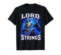 Lord of The Strings Guitar Wizard Fantasy Meme Dad Blague T-Shirt