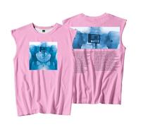Lorde The Virgin Tour 2025 Débardeur unisexe sans manches pour homme et femme, rose, XS