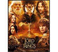 LORDOS 5D DIY Diamond Painting Kit Complet,seigneur des anneaux poster film Dessin Diamant Peinture Broderie Point de Croix Diamond Painting Kits pour Maison Bureau Décoration 30x40cm