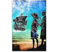 LORDOS Diamond Painting Kits, One Piece Poster Manga, Diamond Painting Complet, Diamond Art Dessin Animé, Painting Diamant Pour La Décoration Murale De La Maison 30x40cm