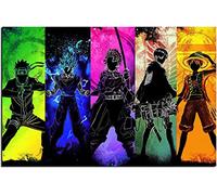 LORDOS DIY Diamond Painting Enfant, 5D Tableau Perle Diamant, One Piece Poster Manga Peinture Numero Diamant Adulte, Broderie Diamant Kit Complet Décoration à la Maison Salon, 40x60cm