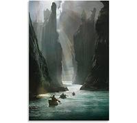 LORDOS Peinture par Numero Adulte, seigneur des anneaux poster film DIY Peinture Numéro Adulte, Peinture pour Enfants, Peinture de Décoration Murale à la Maison par Numéro Kit Peinture (50 x 60 cm)