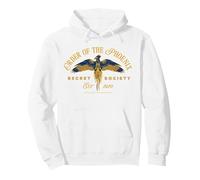 L'Ordre de la Société secrète du Phénix est 1970 Harry Potter Sweat à Capuche, Unisexe pour Adultes, Blanc, M