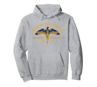 L'Ordre de la Société secrète du Phénix est 1970 Harry Potter Sweat à Capuche, Unisexe pour Adultes, Gris Chiné, XXL