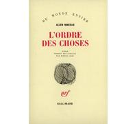 Allen Wheelis – L'ordre des choses – Gallimard – Livre