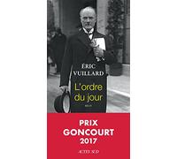 L'ordre du jour - Prix Goncourt 2017