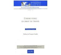 L'ordre Public En Droit Du Travail