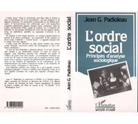 Ordre social principes d'analyse sociologique
