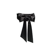 LORDRIE Ceintures en satin pour femmes pour robes de demoiselle d'honneur pour les occasions spéciales, noir, Medium