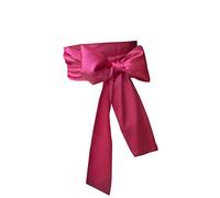 LORDRIE Ceintures en satin pour femmes pour robes de demoiselle d'honneur pour les occasions spéciales, rose vif, Medium