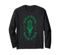 Lords of Atlantis Aquaman Trident Circle Emblème Manche Longue