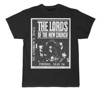Lords of The New Church Flyer Men's Short Sleeve Tee Casual T Shirt Print Tops Black S