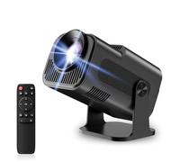 LORDWIT Vidéoprojecteur Mini 4K HD, 15000 Lumens, Système Android, Projection sans Fil, WiFi 2.4GHz/5GHz & Bluetooth, Interfaces HDMI/USB/AUX, Portable pour Cinéma Maison, Chambre, Enfants