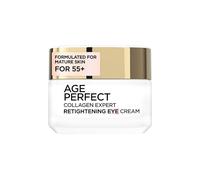 L'Oréal Age Perfect, Crème pour les yeux enrichie en peptides de collagène réhydratants, crème hydratante anti-relâchement pour les yeux Age Perfect cible les taches de vieillesse-15 ml