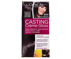 L'OREAL Casting 200 Crème Noir Ébène Sans Ammoniaque - Estrosa Colorant Cheveux