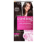L'Oréal Paris Casting Crème Gloss Coloration Ton sur Ton pour Cheveux - Sans Ammoniaque - Châtain Foncé Corsé (300)