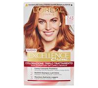 L'OREAL Excellence7,43 No Cuivre D'Or Blond - Cheveux Dye (L'emballage peut varier)
