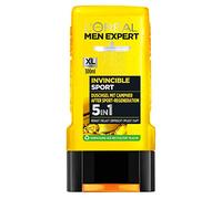 L'Oreal Hommes Expert Invincible Sport Gel Douche, avec Parfum D'Agrumes, pour Corps, Visage et Cheveux, (3 X 300 Ml)