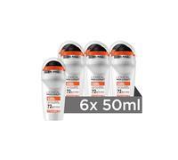 L'Oréal Men Expert 72H Lot de 6 déodorants roll-on pour homme, anti-transpiration, effet rafraîchissant, sans alcool, Hydra Energy Extreme Sport, 6 x 50 ml
