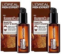 L'Oréal Men Expert Barber CLUB HUILE POUR BARBE peau et barbe, Lot de 2 paquet (1 x 30 ml)