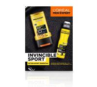 L'Oreal Men Expert Coffret cadeau pour homme Invincible Sport 2 pièces Coffret cadeau : gel douche et déodorant pour homme