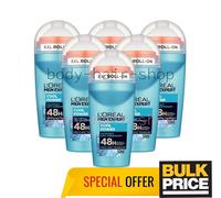 L'Oréal Men Expert Cool Power Roll-On 48H Antiperspirant Ice Effect 6-Pack 50ml