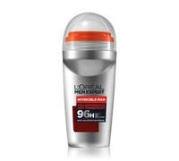L'Oréal Men Expert Déodorant Homme Haute Performance Déodorant Roller Anti Odeur 96h + Micro Absorbeur d'Humidité Invincible Man 6x50ml
