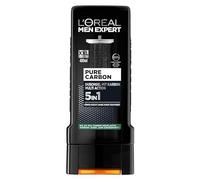 L'Oréal Men Expert Gel douche et shampooing XXL 5 en 1 pour homme, bain douche pour nettoyer le corps, les cheveux et le visage, soin du corps pour homme pour une fraîcheur longue durée au carbone, 1