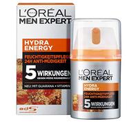 L'Oréal Men Expert Hydra Energy Feuchtigkeitspflege, müde/normale Männerhaut, Anti-Müdigkeit, Vitamin C und Guarana (2 x 50 ml)