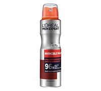L'Oréal Men Expert Invincible Man Déodorant Sportif, Protection 96H, Contrôle la Sécheresse et les Odeurs Corporelles, 150 ml, Lot de 6