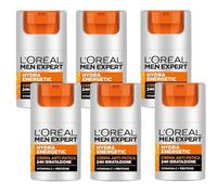 L'Oréal Men Expert L'Oréal Men Expert Hydra Energy 24H Soin hydratant anti-fatigue pour homme avec vitamine C (6 x 50 ml)